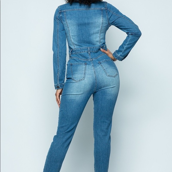 ✨Host Pick✨Jean Jumpsuit - Picture 5 of 10